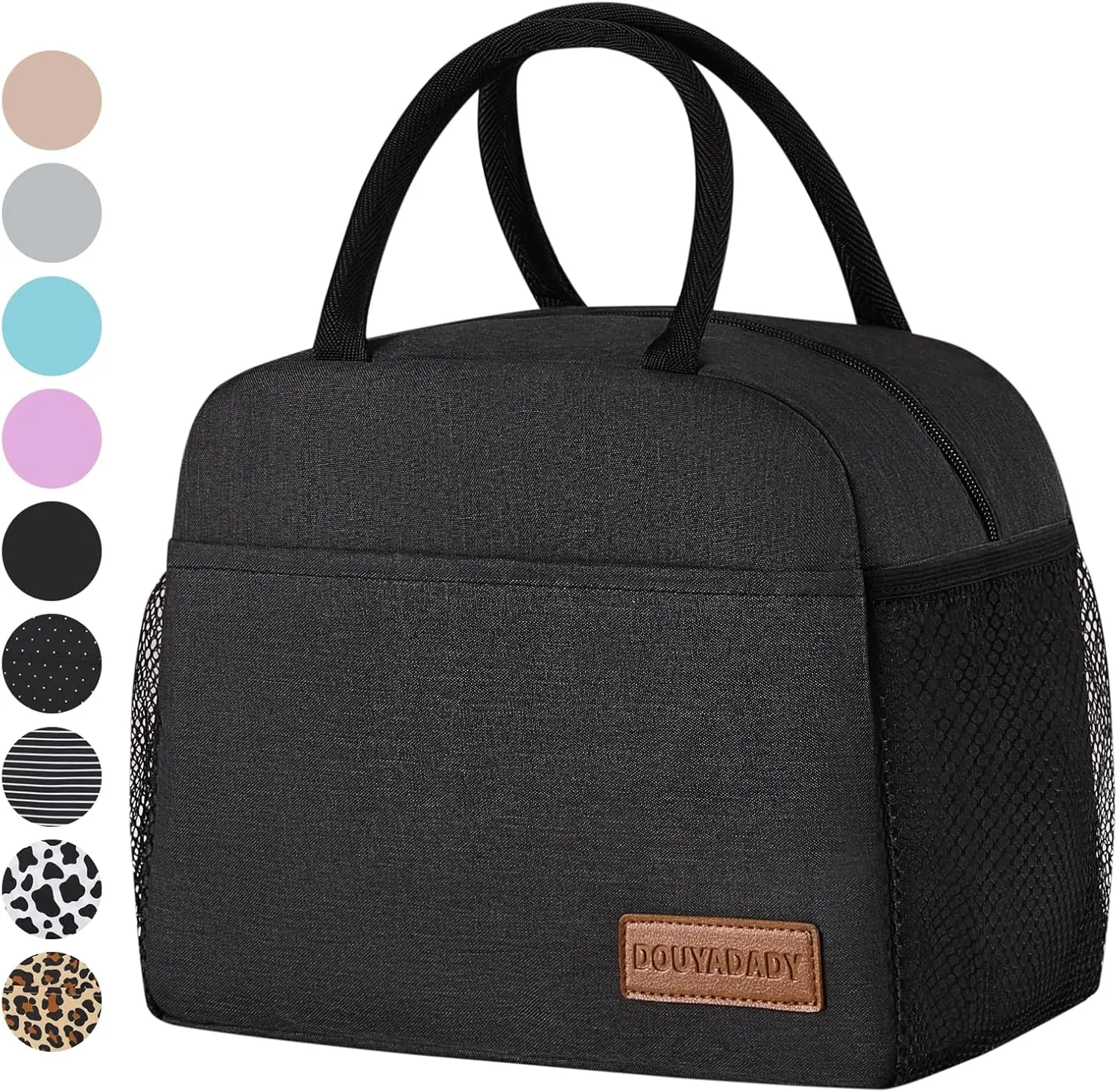 Lunch Bag for Women/Men - Black Lunch Box  - Perfect for Daily Use