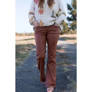 [Dear John] Jaxtyn Mid Rise Bootcut Jeans- Cognac