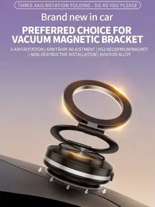 Phone Holder 360 degree Rotation, Vacuum Suction Car Mount Navigation Electric Suction Cup Phone holder, Universal Car Mount Bracket for Car.