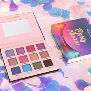 KA CAYLA China Makeup Eyeshadow Palette 12 Color Creative Eye Shadow for General Skin Types 12g Compact Cosmetic Palette
