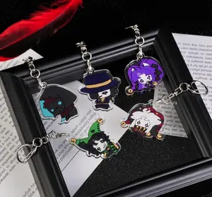 5 styles The Freak Circus Chibi Acrylic Keychain  | Creepy Cute Character Bag Charms
