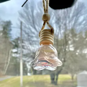 Car Diffuser | Scented 8ml Glass Wood Cotton String Air Freshener | Hanging Car Air Freshener | Skull Diffuser | Rose Diffuser | Jar Diffuser | Diamond Diffuser | Car Fragrance | Stocking Stuffer