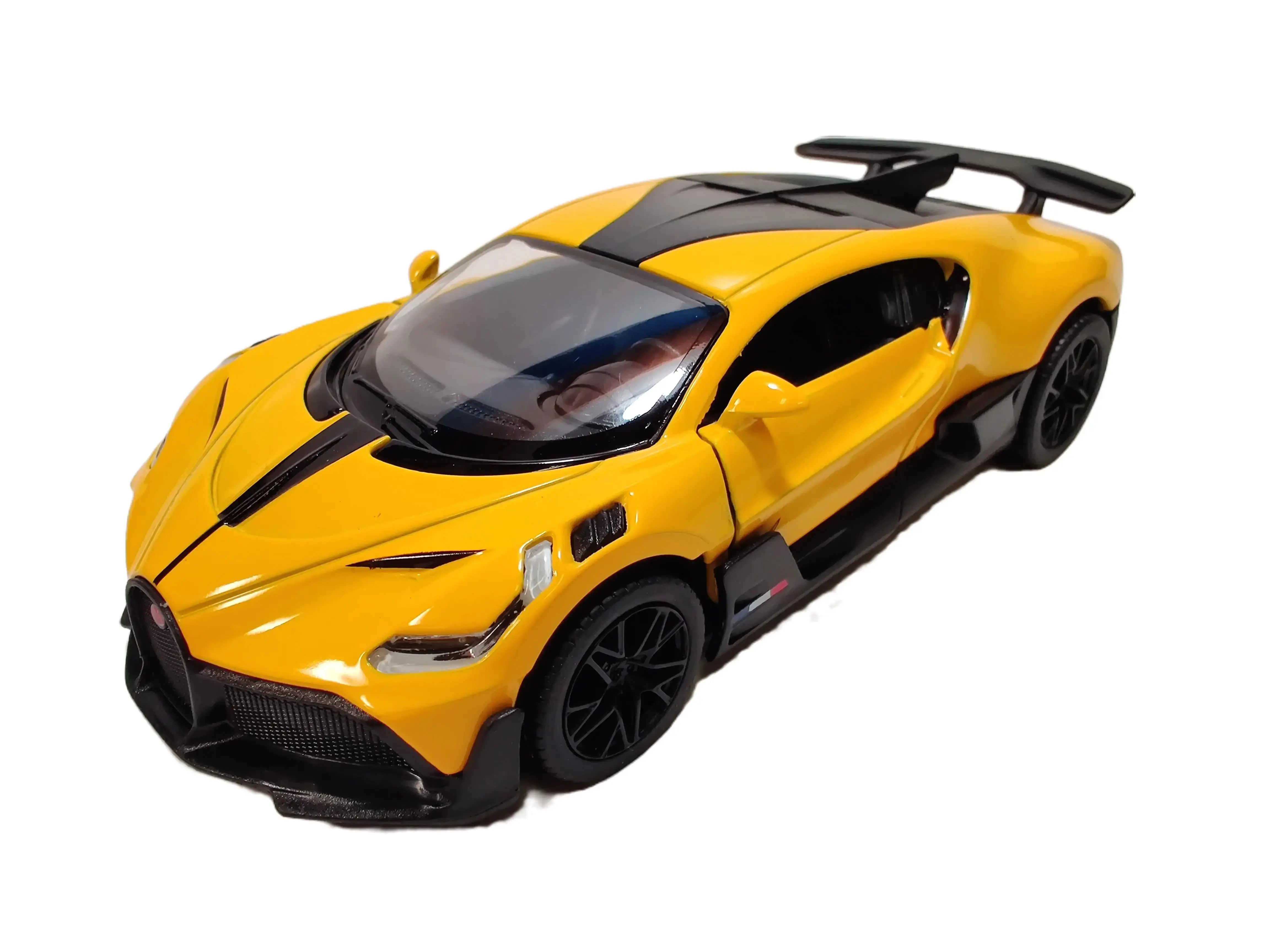 KINSMART 1/38 Scale Bugatti Divo Collection Diecast Metal Model with Openable Doors 5 Inches Long Officially Licensed RC Car