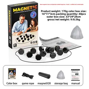Magnetic effect chess children's casual game interactive board game logical thinking magnet versus chess puzzle toy