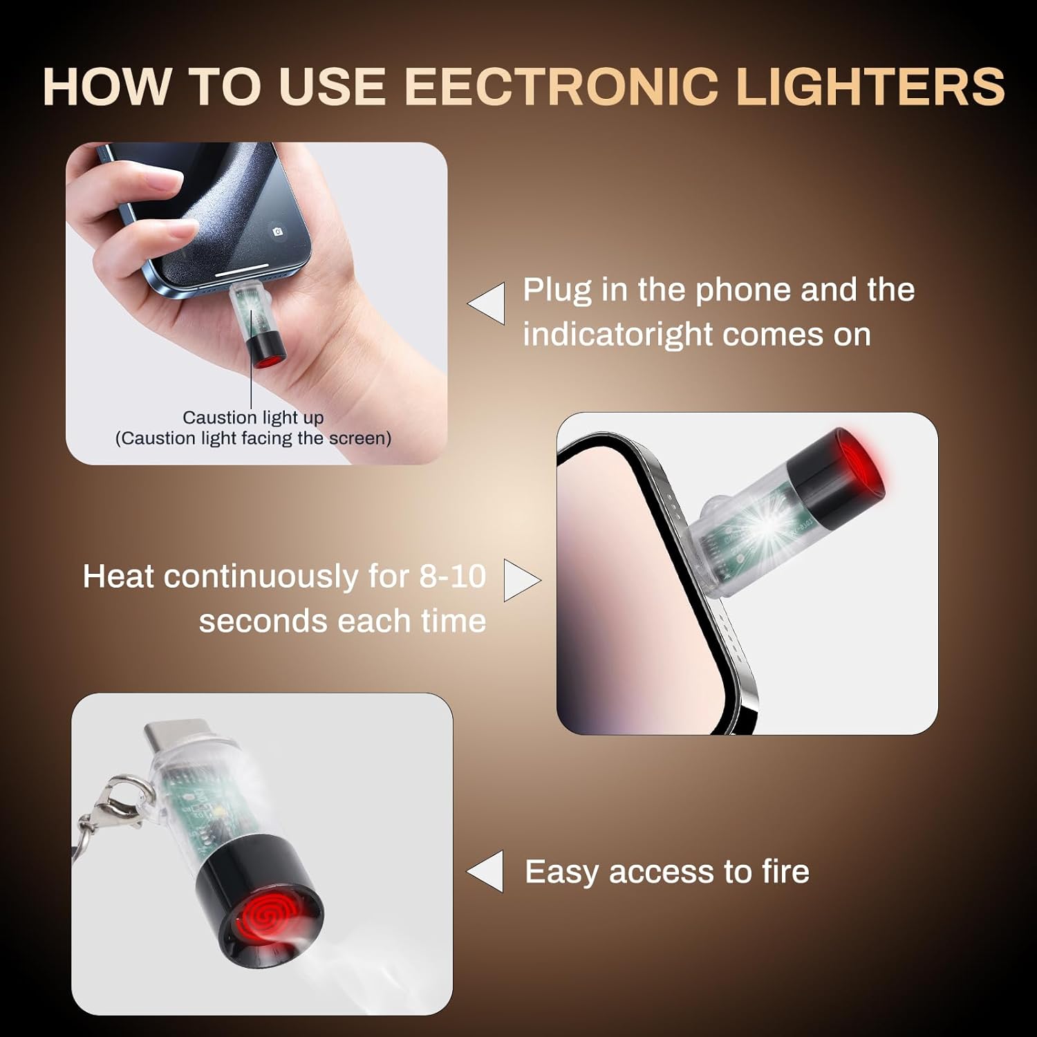 2026 USB Type-C Electric Lighter, Phone or Power Bank Powered, mini, Lightweight, Activated by plugging into Power Source, Automatically Turns Off After 10 Seconds , Windproof for Travel Outdoor 2026 USB Type-C Electric Lighter, Phone or Power Bank Powered, mini, Lightweight, Activated by plugging into Power Source, Automatically Turns Off After 10 Seconds , Windproof for Travel Outdoor