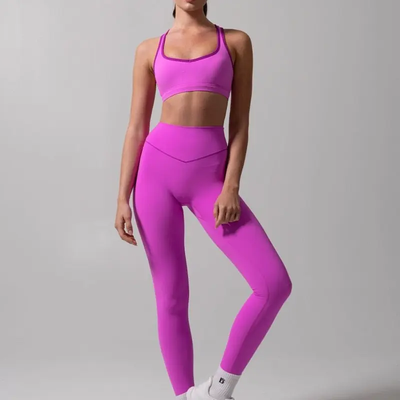 Sweetheart Nubre Sports Bra - Tango and Grape Juice Workout Bra Sporty Bra