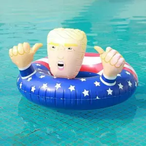 Patriotic Trump Thumbs-Up Pool Float – Durable, Bold, and Perfect for Making a Splash at Pool Parties and Celebrations! - 33 inches