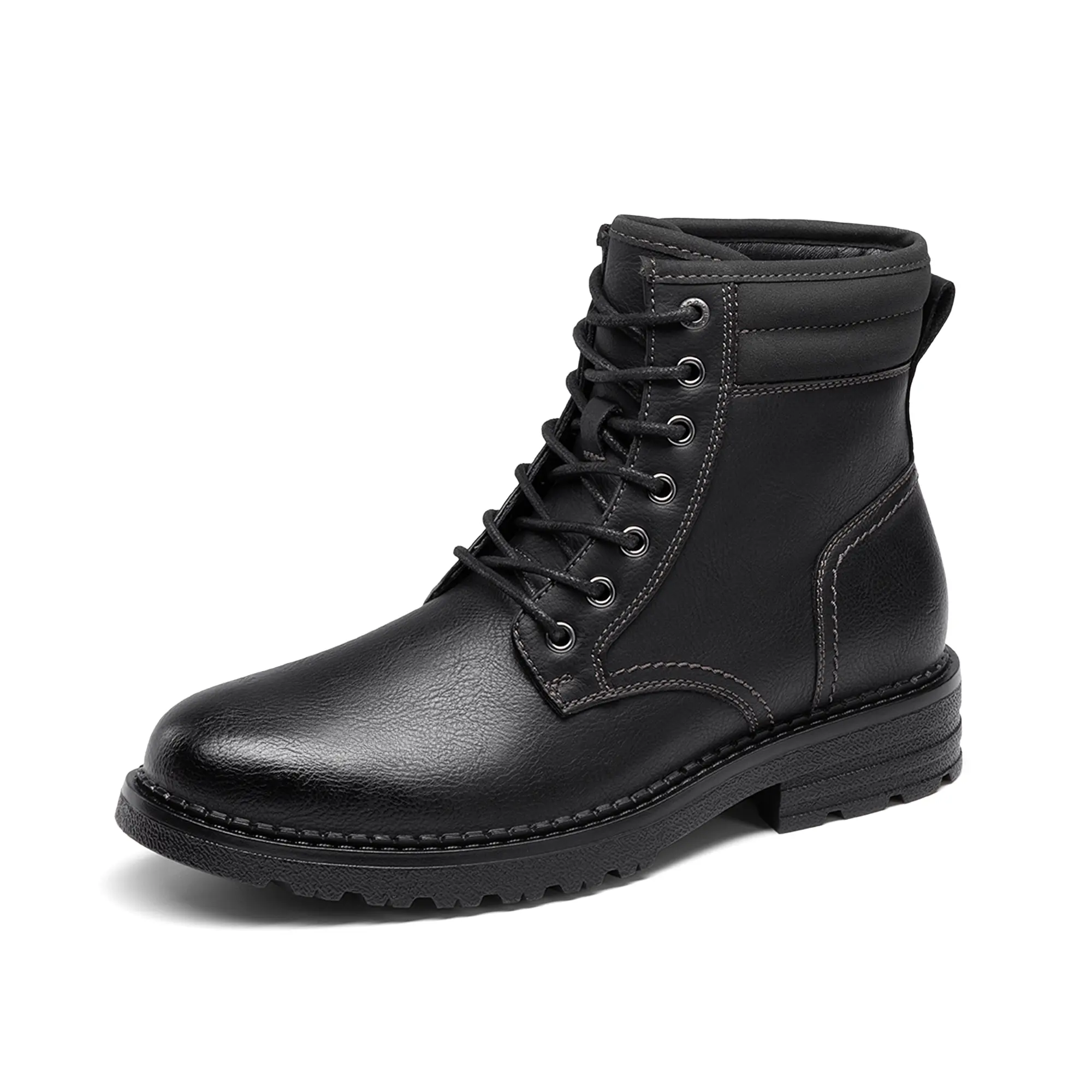 【BRUNO MARC Anniversary】 Men's Oxford Ankle Dress Boots, Comfortable Classic Design with a Secure Lace-Up Closure, No, Laces tiktokshopbacktoschool 【BRUNO MARC Anniversary】 Men's Oxford Ankle Dress Boots, Comfortable Classic Design with a Secure Lace-Up Closure, No, Laces tiktokshopbacktoschool