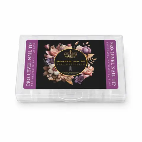 Yakelin Acosta Pro-Level Square False Nail Tips (300 Units) - Beauty & Personal Care Guideline Aid, DIY Nail Art, Manicure Accessories