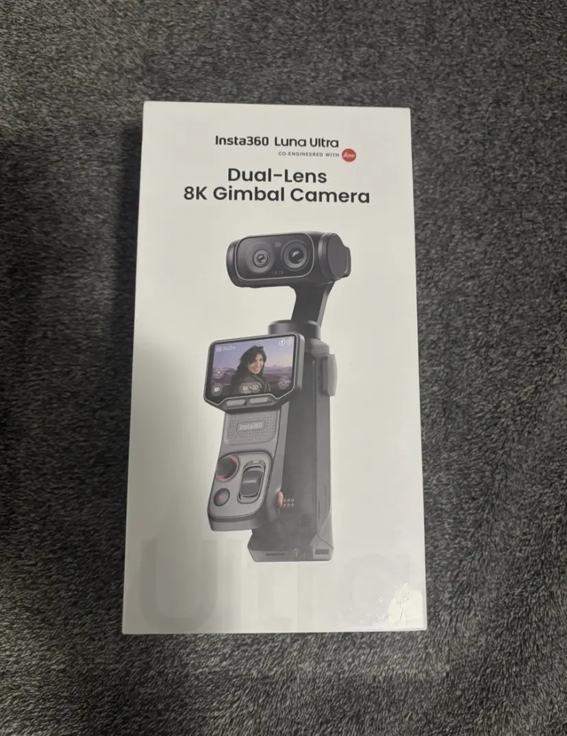 Insta360 Luna Ultra Dual-Lens 8K Gimbal Camera Standard Bundle NEW Sealed