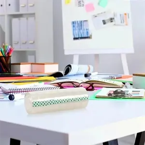 Yitap High Transparency DIY Tape Roll Set, Packaging Sealing Craft Tool, Multi-Functional Stationery Adhesive Tape for Office School Use