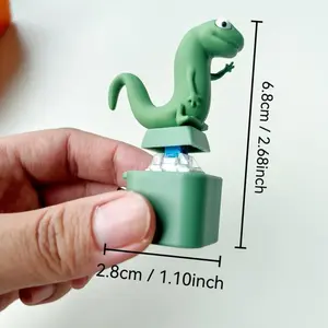 Lizard Button Clicker Keychain, Fashion Accessory, Costume Jewelry Keychain for Daily Carry