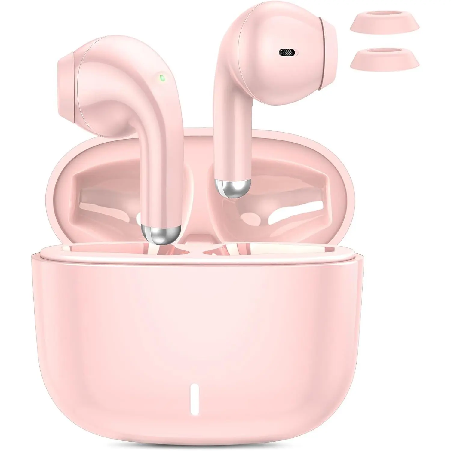 True Wireless Earbuds for iPhone 17 Pro Max 16 15 14 13 12 11 XS/iPad Pro Air Bluetooth 5.3 Headphones with HD Mic Noise Isolation HiFi Stereo Earphone for Samsung Galaxy S26 S25 S24 FE S23 S22 Ultra