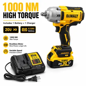 DEWALT Impact Wrench 1/2" Inch High Torque With Hog Ring Anvil 20V Brushless Cordless Wrench Dewalt Power Tools DCF900