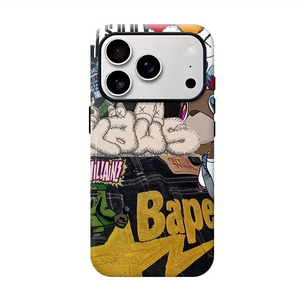 Bebaaaa Tough Phone Cases, Cute Case, Y2K Luxury Tough Phone Case | Suitable for iPhone 17-11 Pro Max/Plus and  Samsung Galaxy S23-25