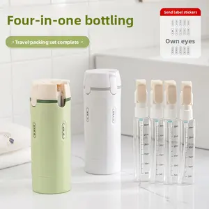 Travel Dispensing Bottle Portable Cosmetic Set Shampoo Shower Gel Makeup Remover Oil Washing Dispensing Bottle Leakproof