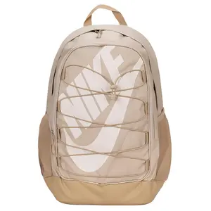 Nike Unisex Backpack in Beige Fabric with Versatile Design