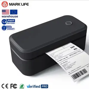 Noble 241BT 4x6 Bluetooth Wireless Thermal Shipping Label Printer - for Small Businesses, iPhone, Android, Amazon, Shopify, Printer for Photos (Black and White)