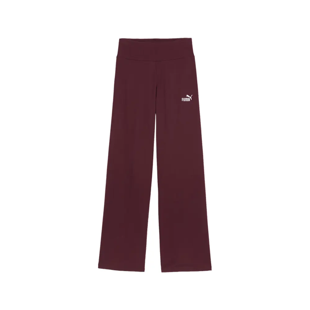 PUMA Womens Essentials Small No. 1 Logo High Waist Straight Leggings Casual - Red