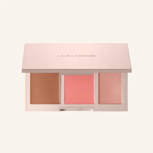 Laura Mercier Bonne Glow Cream Face Palette - Balm to Powder, 3 in 1 Palette, Bronzer, Blush, Highlighter Laura Mercier Bonne Glow Cream Face Palette - Balm to Powder, 3 in 1 Palette, Bronzer, Blush, Highlighter