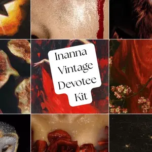 Innana Worship Vintage Bundle, Vintage Witchcraft Tools, Sumerian Goddess Bundle, Innana Devotee Worship Kit, Innana Worship Love Witch Kit