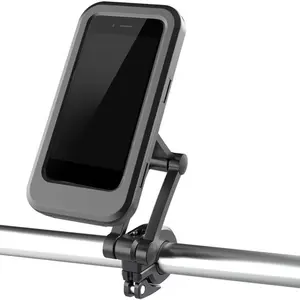 Waterproof Dust-Proof Bicycle Motorcycle Phone Holder, Multi-Device Compatible GPS Navigation Stand, Stable Non-Slip Handlebar Mount