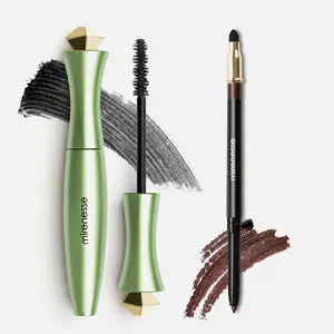 Mirenesse Organic Secret Weapon 24hr Tubing Mascara - Black + Ink Liner- Brown Makeup Cosmetic mascara