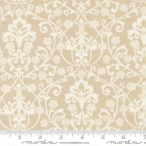 5-Yard Continuous Fabric Cuts Moda 3 sisters Porcelain Vines – Endless Possibilities!