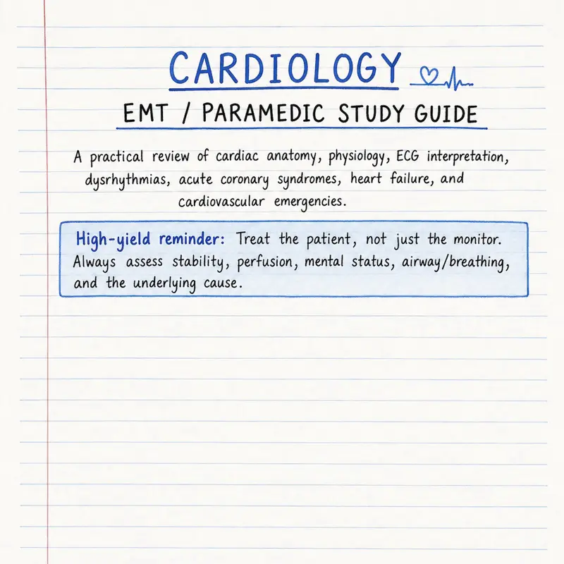 CARDIOLOGY STUDY GUIDE for EMTs Paramedics