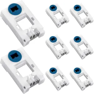 16 Pcs Window Spiral Balance Pivot Lock Shoe Vinyl Window Latch Replacement Windows Parts Hardware for Pull up and Down Sliding