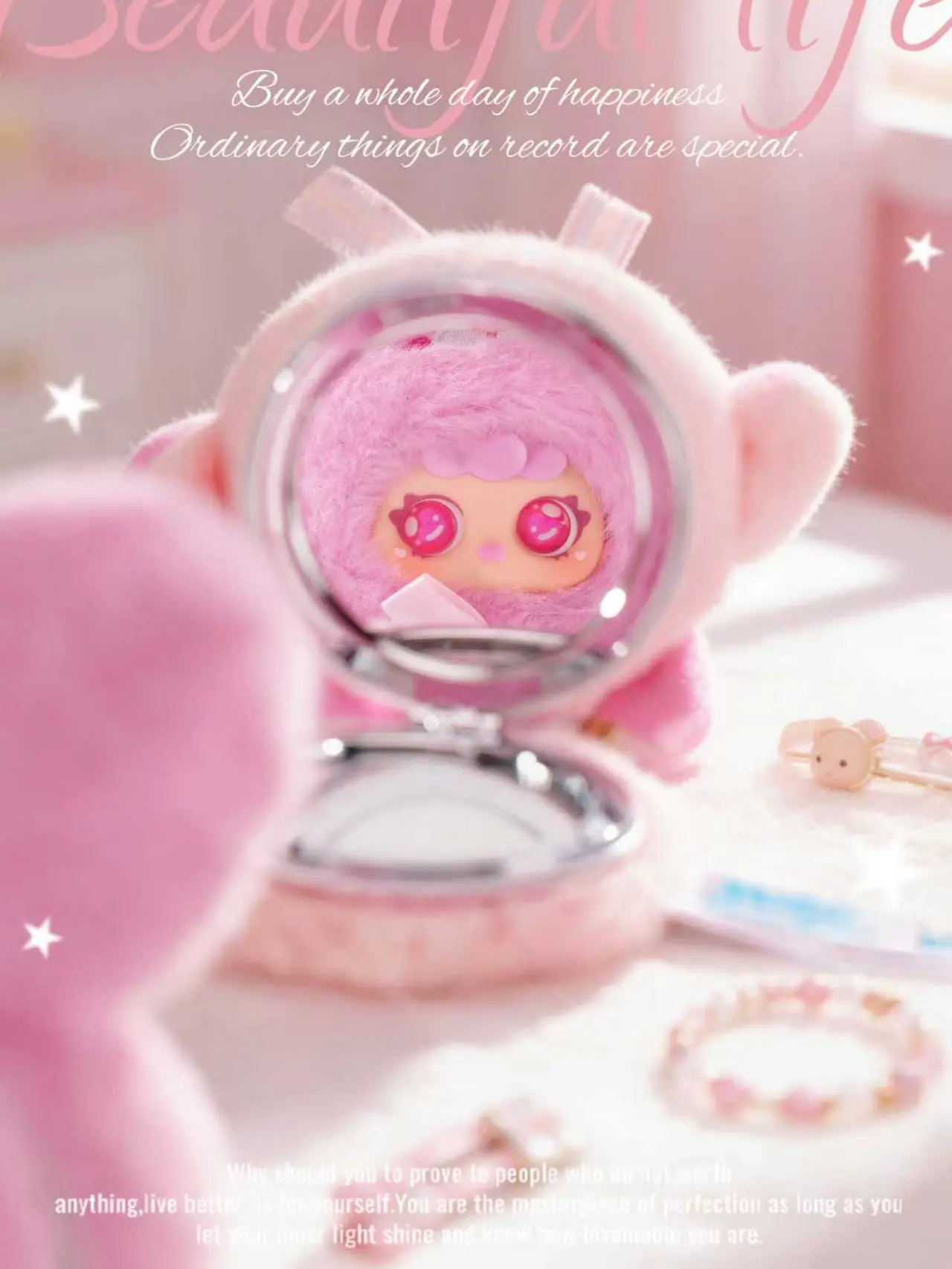 BB3-MIGO "Sweetheart Fluffy" Plush Makeup Mirror MysteryBoxes Soft Plush Collectibles