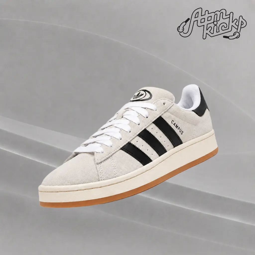adidas Campus 00s Crystal White Core Black (Women's) GY0042 Authentic Shoes Footwear Sneaker Trainer Comfortable Walking Fashion Trending Gift