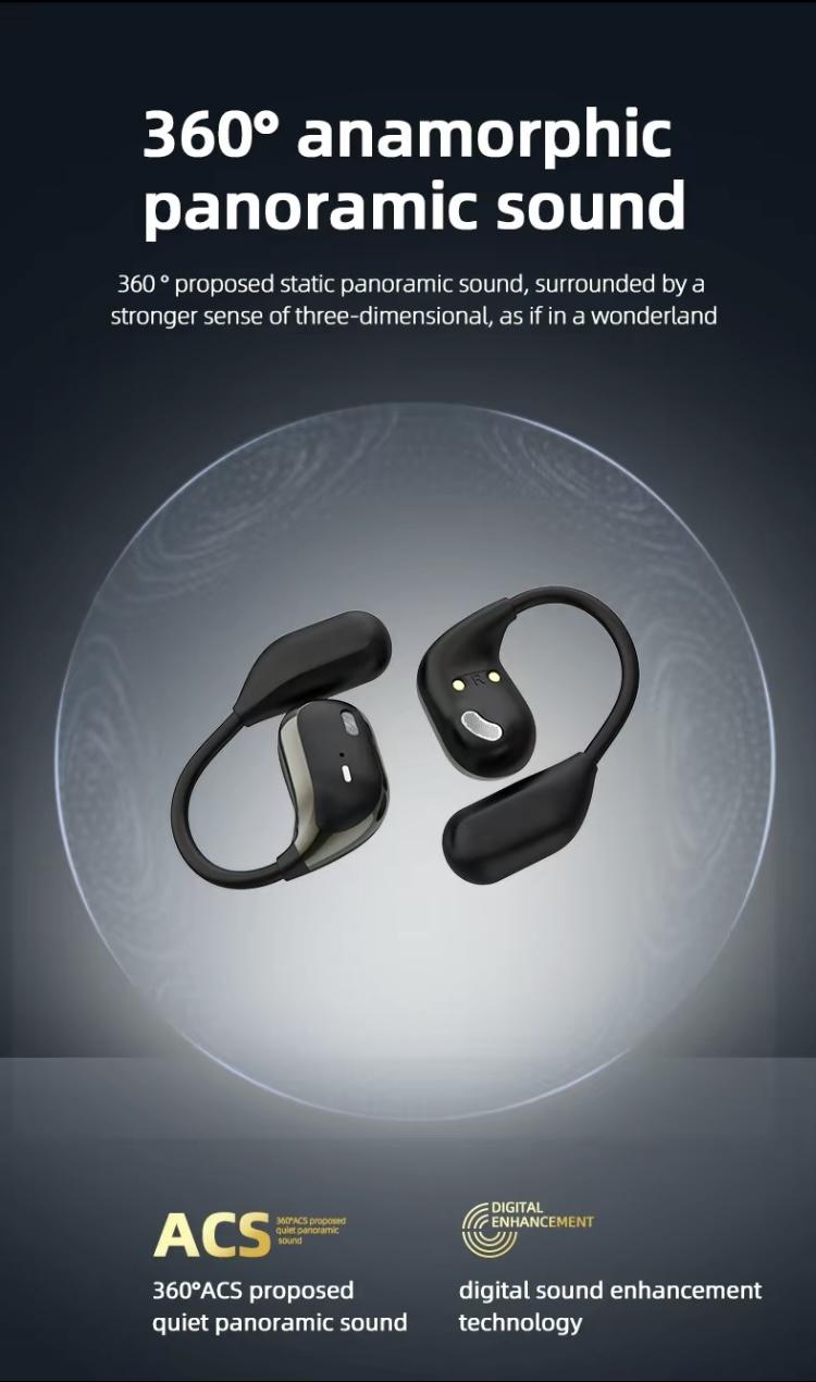 JM15 waterproof gaming headset, open super endurance, 2024 new best-selling high-quality HIFI headset Audio Headphone , sweat proof