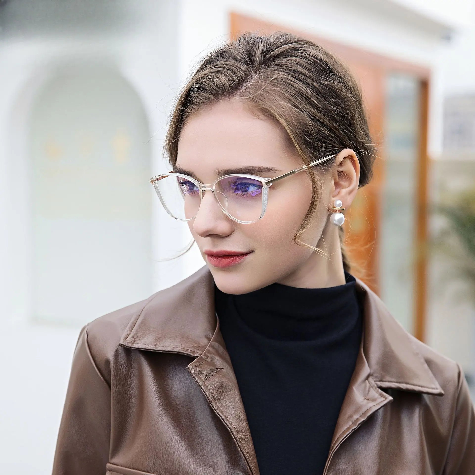 Kids Blue Lights Glasses - TR90 Lightweight Titanium-Acetate Hybrid Frame, Blue Light Blocking, Anti-Glare, Anti-Fatigue for Computer & Reading