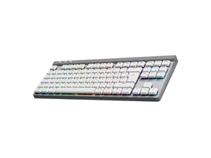 Logitech G515 LIGHTSPEED TKL Low Profile Wireless Gaming Keyboard - GL Brown Tactile Switches, LIGHTSYNC RGB, Thin Tenkeyless Design, PBT Keycaps - White