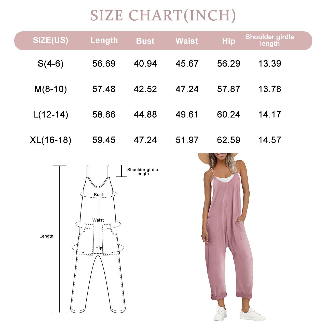 AUTOMET Fade Craft  Loose Jumpsuits-Acid Wash Women’s V Neck Sleeveless One Piece Loose Fit overalls Spaghetti Strap Harem Long Pants with Pockets