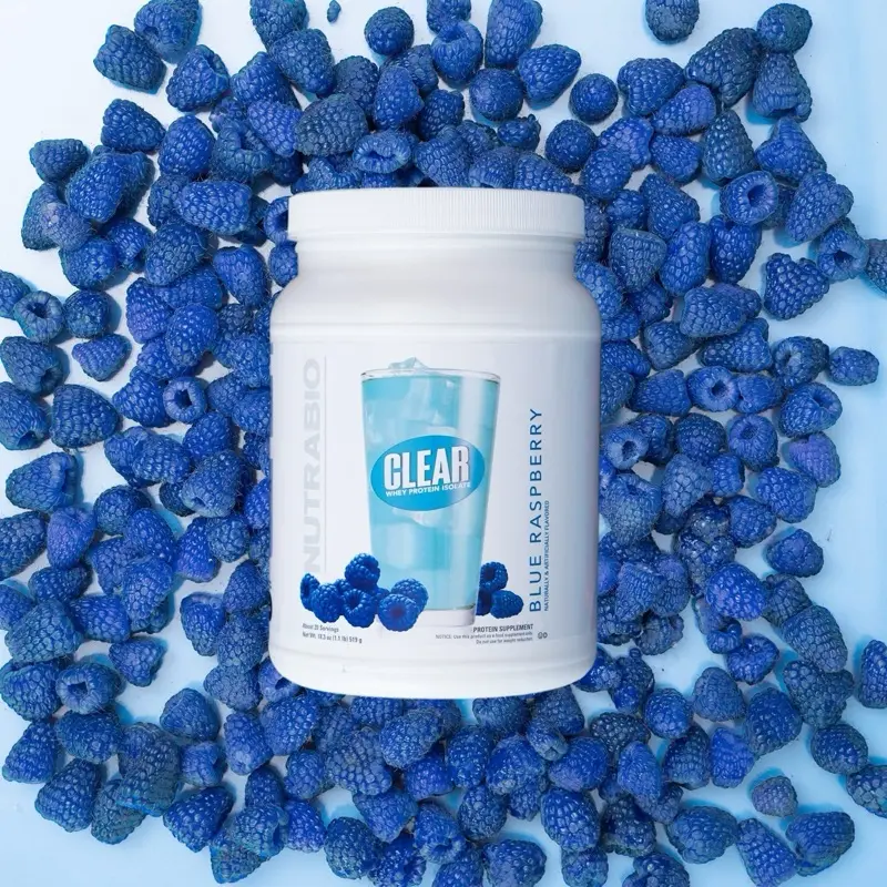 Nutra Bio Blue Raspberry Clear Protein Beverage  Drink