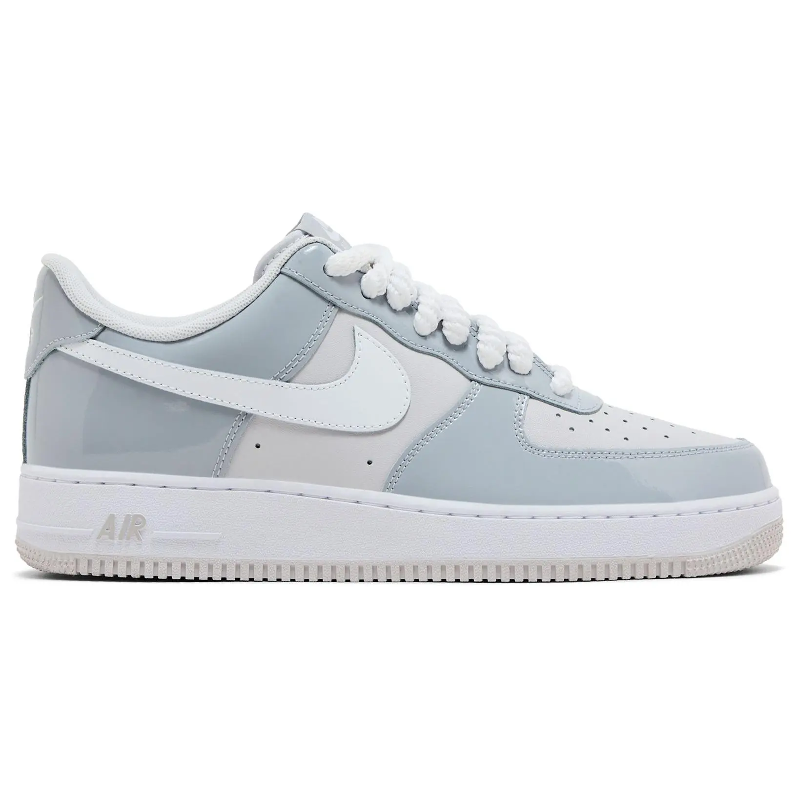 [HV9405-001] MENS NIKE AIR FORCE 1 '07 LV8 'WOLF GREY VAST GREY WHITE'