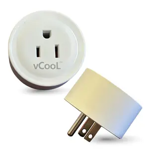 VCOOL Smart Electrical Plug 10A, WiFi Smart Outlet Compatible with Alexa, Google Home Assistant, Remote Control with Timer Function, No Hub Required, ETL Certified, 2.4G WiFi