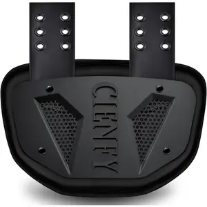Football Back Plate, Lower Backplate with Hard Shell, High Impact Padding and Durable Adjustable Straps for Youth and Adults