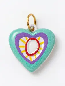 1PC Versatile Accessories Small Pendant Sunflower Heart Pendant, Flower Butterfly Cat Sun Star and Other Series DIY Jewelry Making Exquisite Accessories Small Accessories Birthday Wedding Valentine's Day Mother's Day Easter Heart Shape Charms