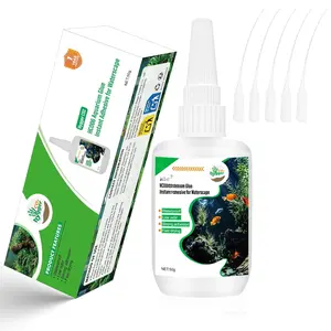 Special Aquarium Liquid Glue for Fish Tank Landscaping, Aquarium Safe Instant Glue for Driftwood, Rocks, Stones,Build Beautiful Waterscapes,Cannot Be  for Aquatic  or Corals