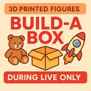 $60 Custom 3D Figures Build-a-Box,  Customizable Collectible Figurine Kit