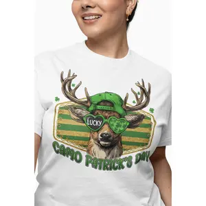 Lucky Stripes - St. Patrick's Day Deer T-Shirt