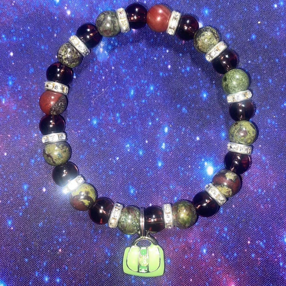 Army beaded bracelet