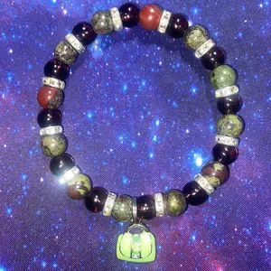 Army beaded bracelet