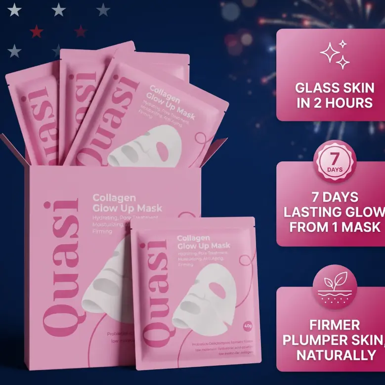Quasi Collagen Bio-Firming Face Mask Set 2.0 Moisturizer Face Mask Moisture Skin Repair Lightweight Hydrating Moisturizing Hydrate Smooth