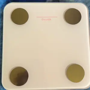 Ovutek Pink Smart Scale for Body Weight, Digital Bathroom Scale BMI Weighing Body Fat Scale, Accurate Body Composition Scale Monitor for People's Health with Smartphone App, Compact Size, 400lb Healthcare Fit