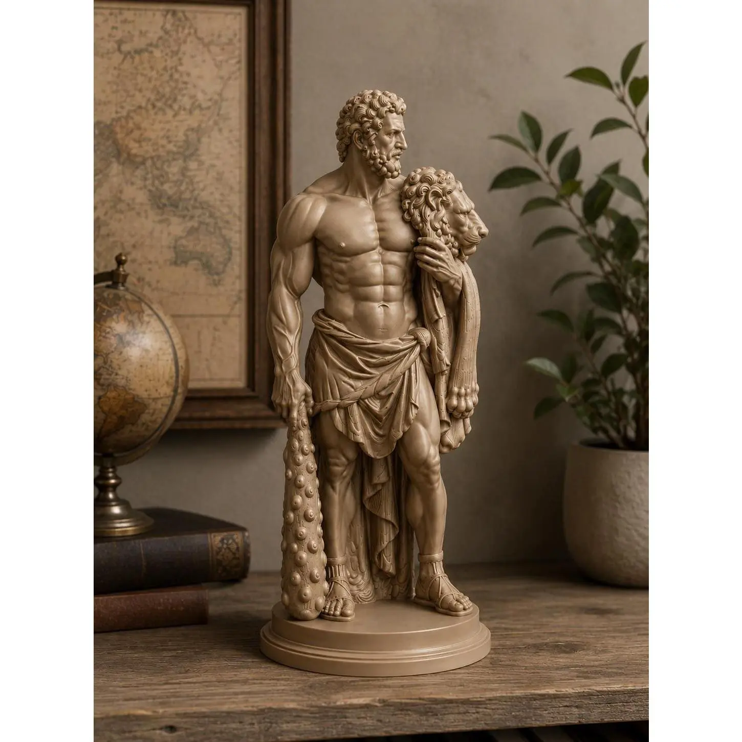 Hercules Statue, Greek Hero Sculpture