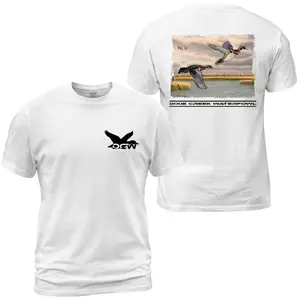 Dixie Creek Waterfowl T-Shirt, Duck Hunting Graphic Tee, Flying Wood Duck Marsh Back Print Shirt, DCW Outdoor Waterfowl Apparel, Wetland Hunting Outfit, Gift